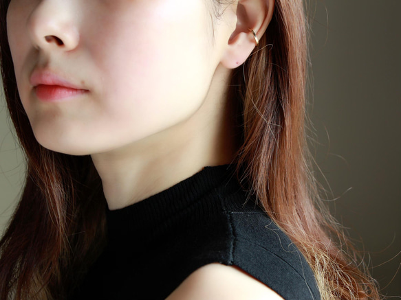 14kgf- square cut ear cuff (midium size) 第1張的照片