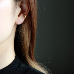 14kgf- square cut ear cuff (midium size) 第4張的照片