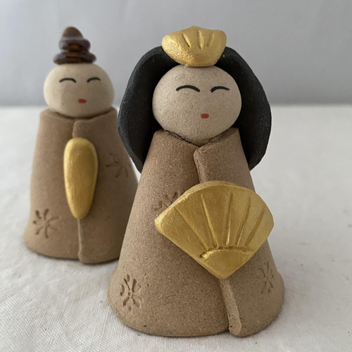 ミニ雛人形セットB お雛様 ひな祭り 桃の節句 初節句 陶器製