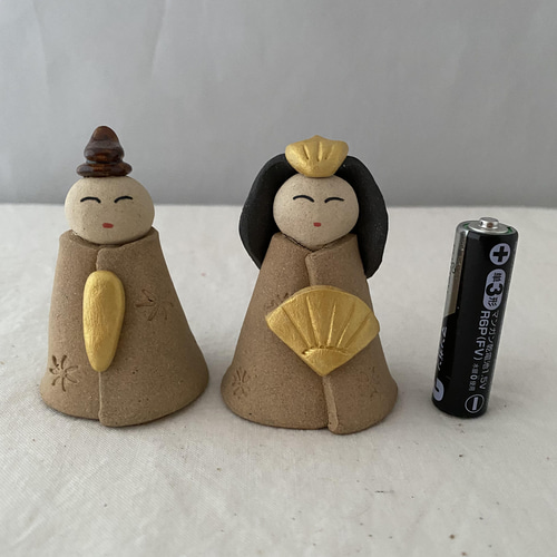 ミニ雛人形セットB お雛様 ひな祭り 桃の節句 初節句 陶器製 可愛い