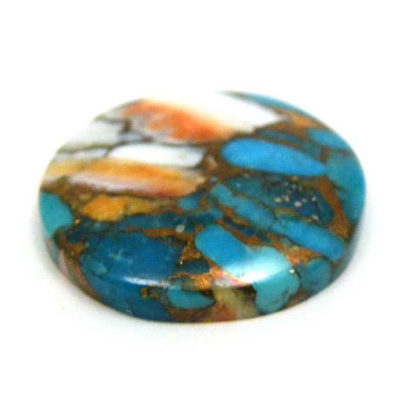 天然石　コパオイスターターコイズ(Copper Oyster Turquoise)　ルース　st-st-503 2枚目の画像