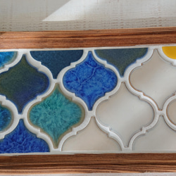 ステンドグラス　サイドテーブル⭐︎限定出品です⭐︎ ステンドグラス テーブルランプ アイリス 689330 ステンドグラス