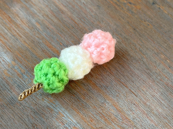 春の和菓子　あみぐるみセット 2枚目の画像