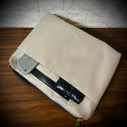 義大利真皮手提包，男女通用，時尚輕便，採用真牛皮製成，黑色，商務風格 第10張的照片