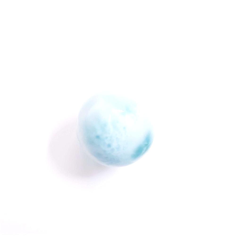 【優しく包む込むストーン】現品一粒売り ラリマー ブルーペクトライト １３ミリ Ｌａ２０ ハンドメイド カリブ海の宝石