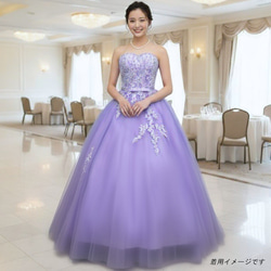 エメ　ロングドレス　演奏会　ステージドレス　ラベンダー　13号 ラメレースロングドレス(M ラベンダー): AIMER | エメ ｜ミマツ