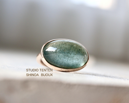 K10[人魚のモスアクアマリン]ring 指輪・リング STUDIO TENTEN 通販
