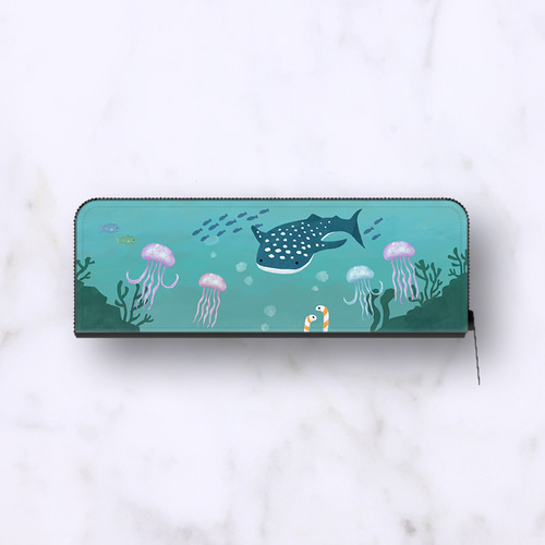 【完成作品】海 海辺のペンケース ハンドメイド 8f9250118749eda9f265dd45b1be25