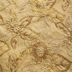 ◇レース半襟・半衿【華】芥子色 6枚目の画像