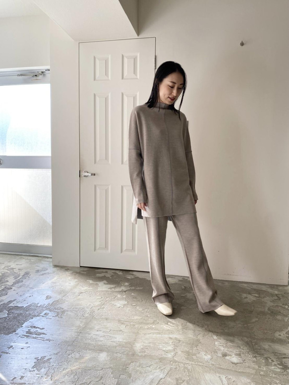 Line pullover×Line pants set up 8枚目の画像