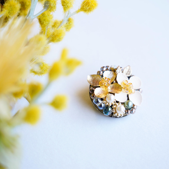 季節のbrooch 〜菜の花ミモザ〜 2枚目の画像