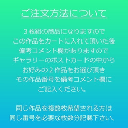 【選べる3枚組ポストカード】ヤシの木と案内板【作品No.302】 3枚目の画像