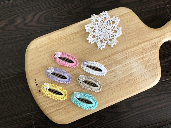 ⁂  ミミズク　⁂  レース編み　⁂  ヘアピン　⁂ ミミズク ⁂ レース編み ⁂ ヘアピン ⁂