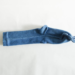 無農薬ヘンプ&コットン５本指靴下　（藍染め）草木染　　温活　24～27cm 10枚目の画像