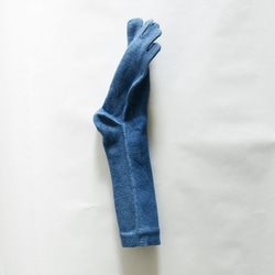 無農薬ヘンプ&コットン５本指靴下　（藍染め）草木染　　温活　24～27cm 11枚目の画像
