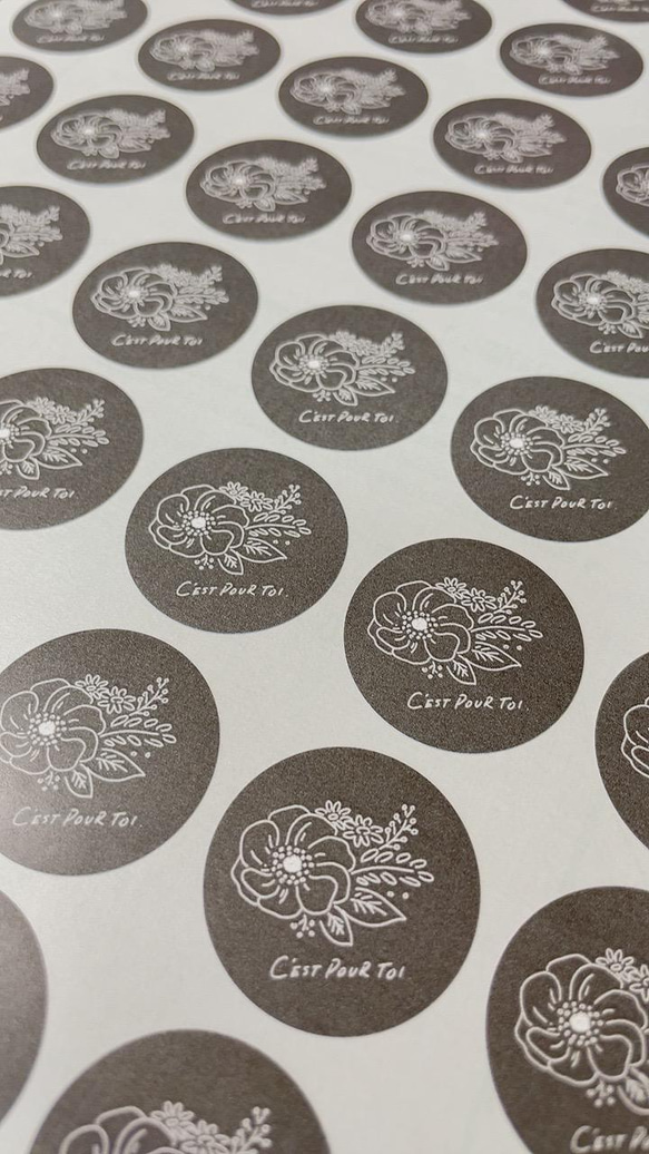 ラッピングシール／アネモネ(foryou) 5枚目の画像