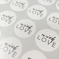 ラッピングシール／愛を込めてwithlove 6枚目の画像