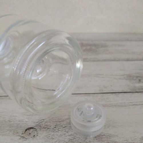 シーグラスのランプ☆海の贈り物 ガラスのオブジェ ライト