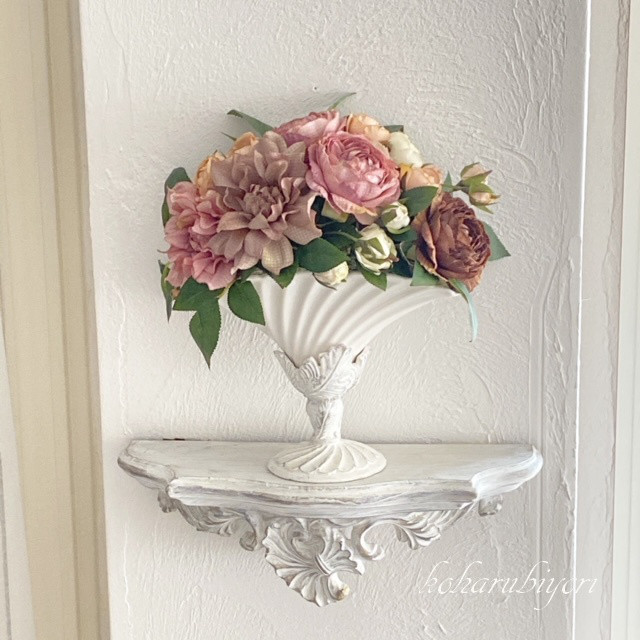 母の日フラワー　ラナンキュラスのアンティークアレンジ