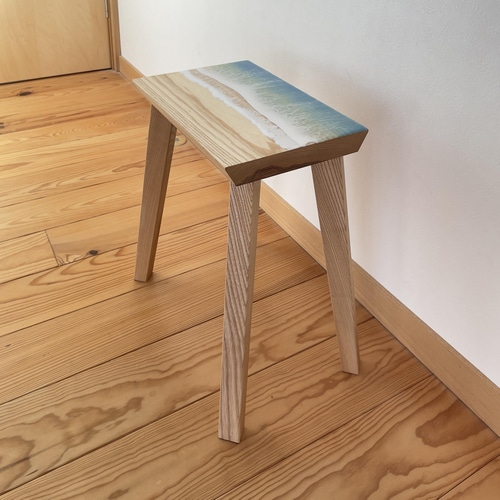 和モダン ベンチスツール シルバーゴールド 和モダン ベンチスツール シルバー＆ゴールド