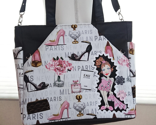 ロラライハリス♡アニマルファー生地♡刺繍のショルダーバッグ