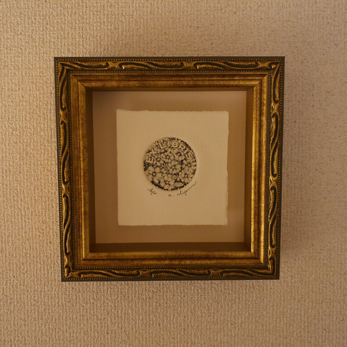 絵画カラー銅版画額装品