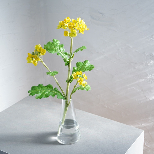 （水換え不要）リアルな菜の花の花瓶挿し　春の訪れ〜 1枚目の画像