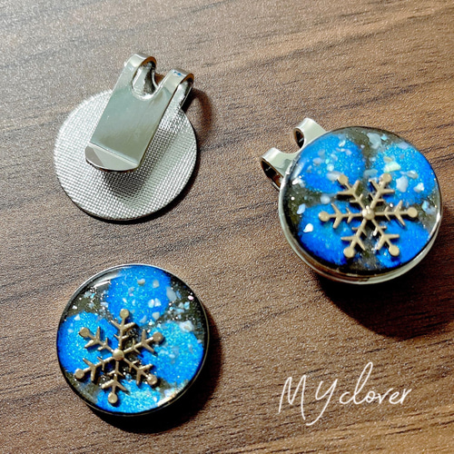 雪の結晶＊ゴルフマーカー＊グリーンマーカー＊ その他アクセサリー