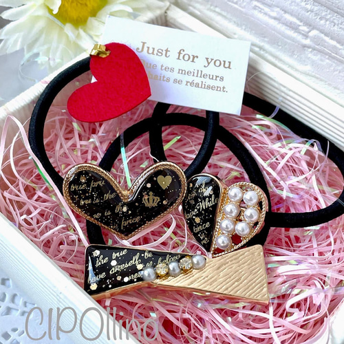 チョコミントの世界 デザートデザインラウンドレジンヘアゴム チョコミントの世界 デザートデザインラウンドレジンヘアゴム