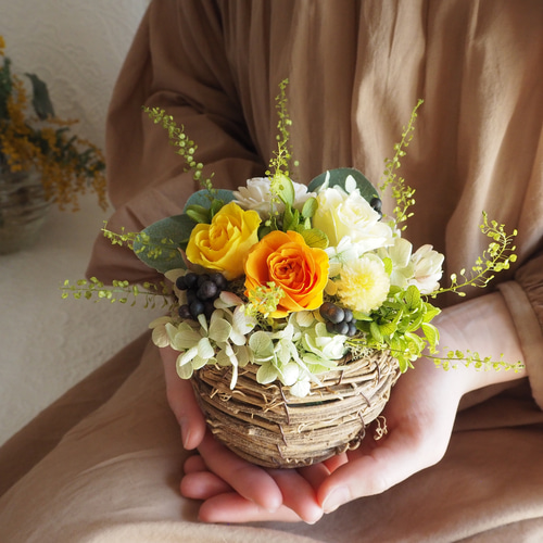 真紅のプリザーブドフラワーアレンジメント プリザーブドフラワーアレンジメント（レッド） | Nicolai