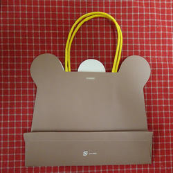 くまの形の焼き菓子2種類　くまのペーパーバッグ入り(^^♪ 7枚目の画像