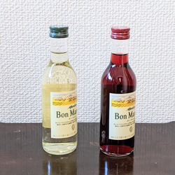 お雛様のワインボトルカバーB（紅葉と桔梗と菊）　180MLミニボトルサイズ 8枚目の画像