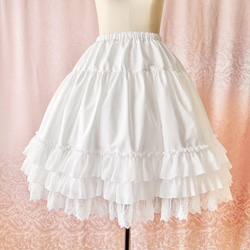 受注 バックフリルドロワーズ オフ白 ハーフパンツ Amulier 通販