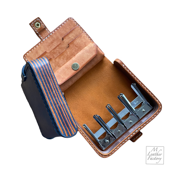 【積革】ミルフィーユウォレット type.R 6枚目の画像