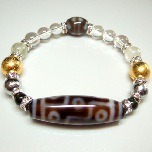 九眼天珠＆虎牙天珠 ブレスレット kirara.gem 通販 13285021