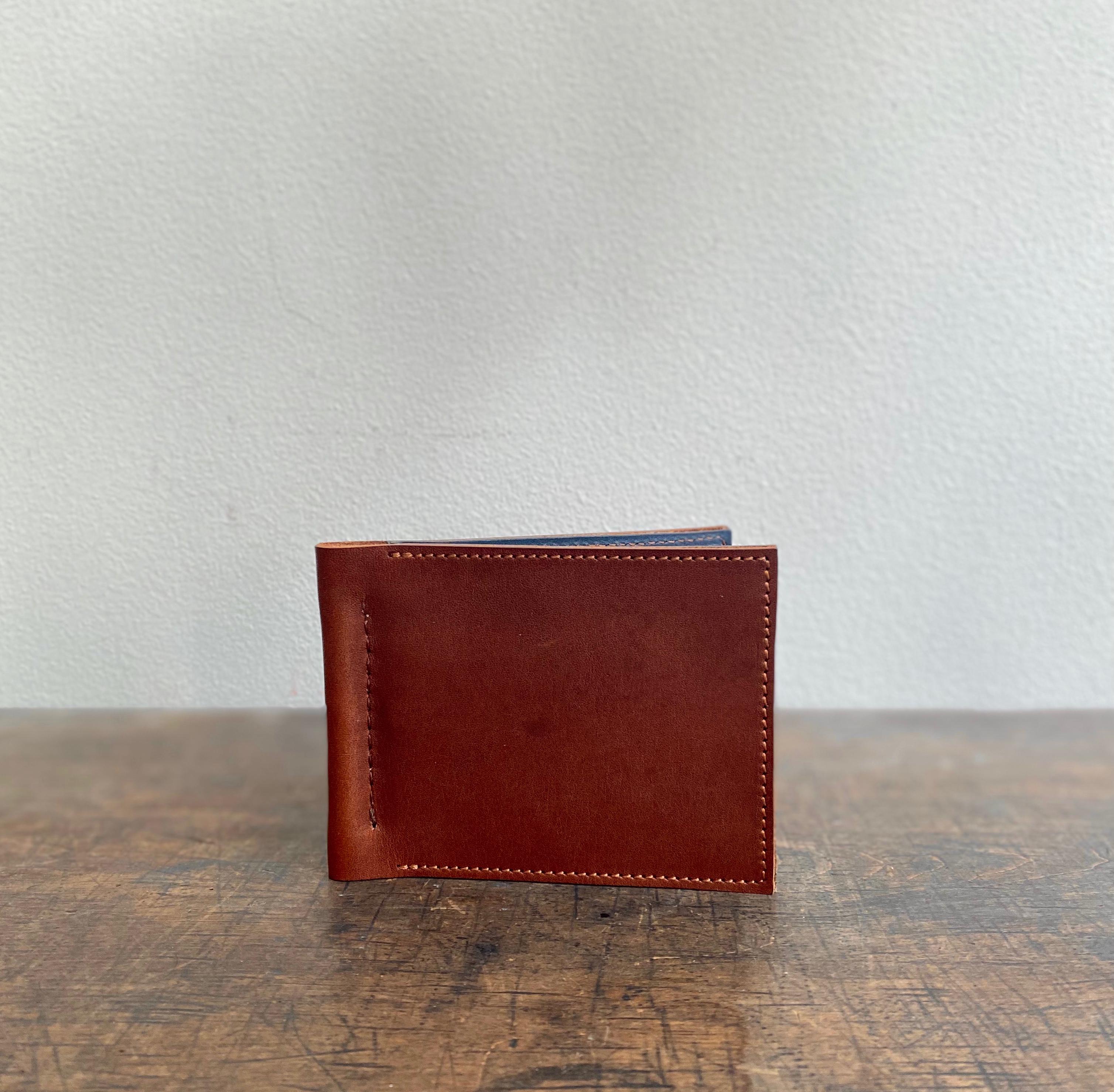 二つ折りマネークリップ　ブラウンxブルー 15,620円