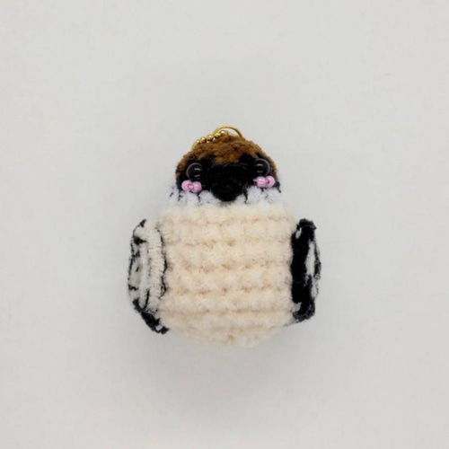 あみぐるみ ストラップ モール すずめ あみぐるみ のっち 通販