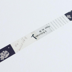 希少CHECK&STRIPE / ヨハク「 2020 冬の贈り物 」﻿フユジタク マスキングテープ 3枚目の画像