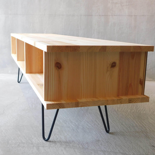 送料無料 オーダ可 テレビボード1500TV-board 1500（鉄脚） 北欧