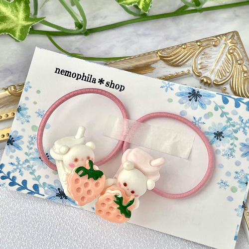 ヘアゴム　No.321 ベルベットリボンゴム（ヘアゴム）｜flower（フラワー）の