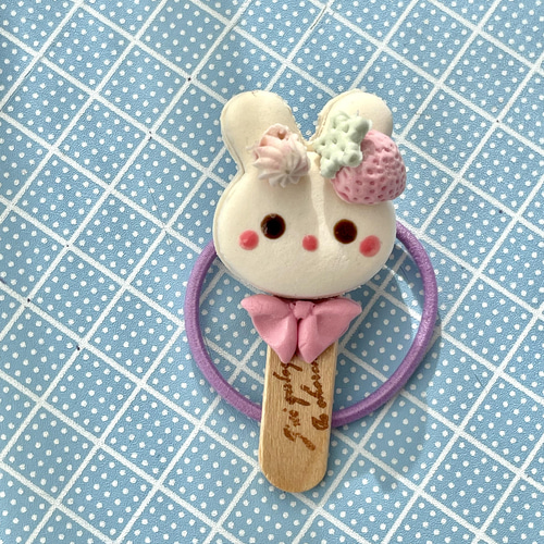 ヘアゴム　No.321 樹脂粘土のキッズヘアゴム NO.7 ヘアゴム Nanea jewelry 通販