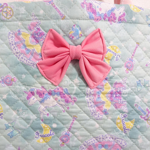 グリーン 2/末 ✿可愛い ユニコーン×水色✿ 入園入学3点セット！ グリーン 2/末 ✿可愛い ユニコーン×水色✿ 入園入学3点セット