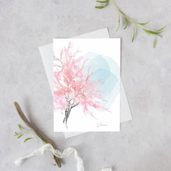 桜の花のポスター　/ i0478 / インテリアポスター 3枚目の画像