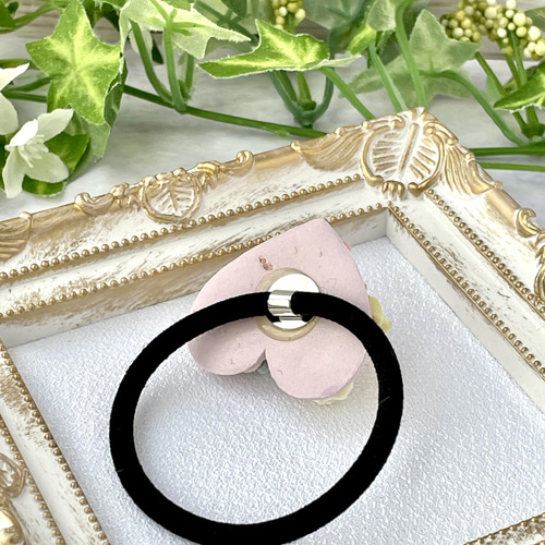 No.53】レジン✨ヘアゴム✨ハンドメイド ハンドメイド レジン お花