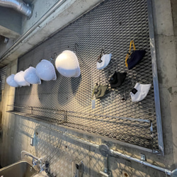 LL-size 1800×900]エキスパンドメタル ディスプレイフレーム 棚