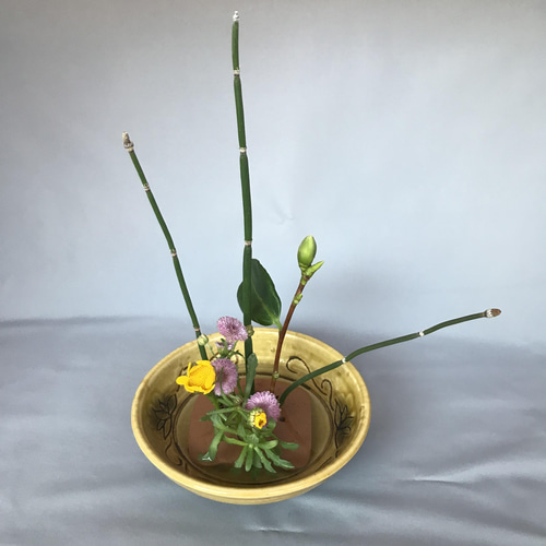 陶器の剣山（けんざん）大•小セット 一輪挿し・花瓶・花器