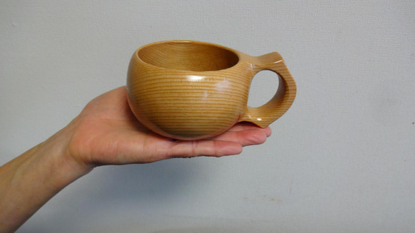 松の木の一木彫りコーヒーカップ マグカップ 良岳 通販 13287526