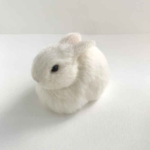 もふっとまるっとうさぎさん〜 うさぎ 羊毛フェルト