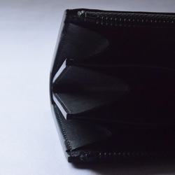 [受注生産品] No.011M [L-Zipper Half Wallet] regular 黒(BLACK) 9枚目の画像