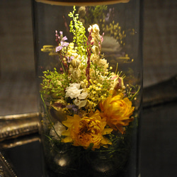 【 yellow×purple S size】✽優しくお花を照らす✽心安らぐlamp flower 3枚目の画像